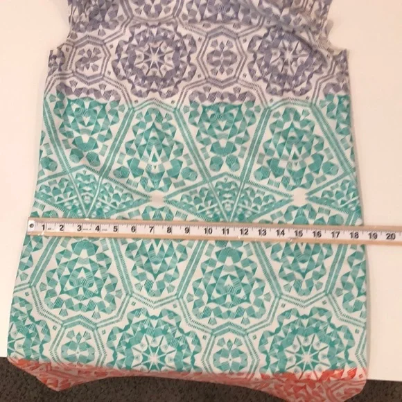 The Limited Color Block Split Cap Sleeve Zip Up Dress Small - Picture 9 of 12